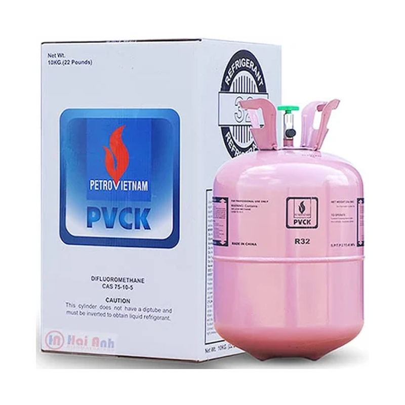Gas lạnh R32 PVCK bình 10 Kg